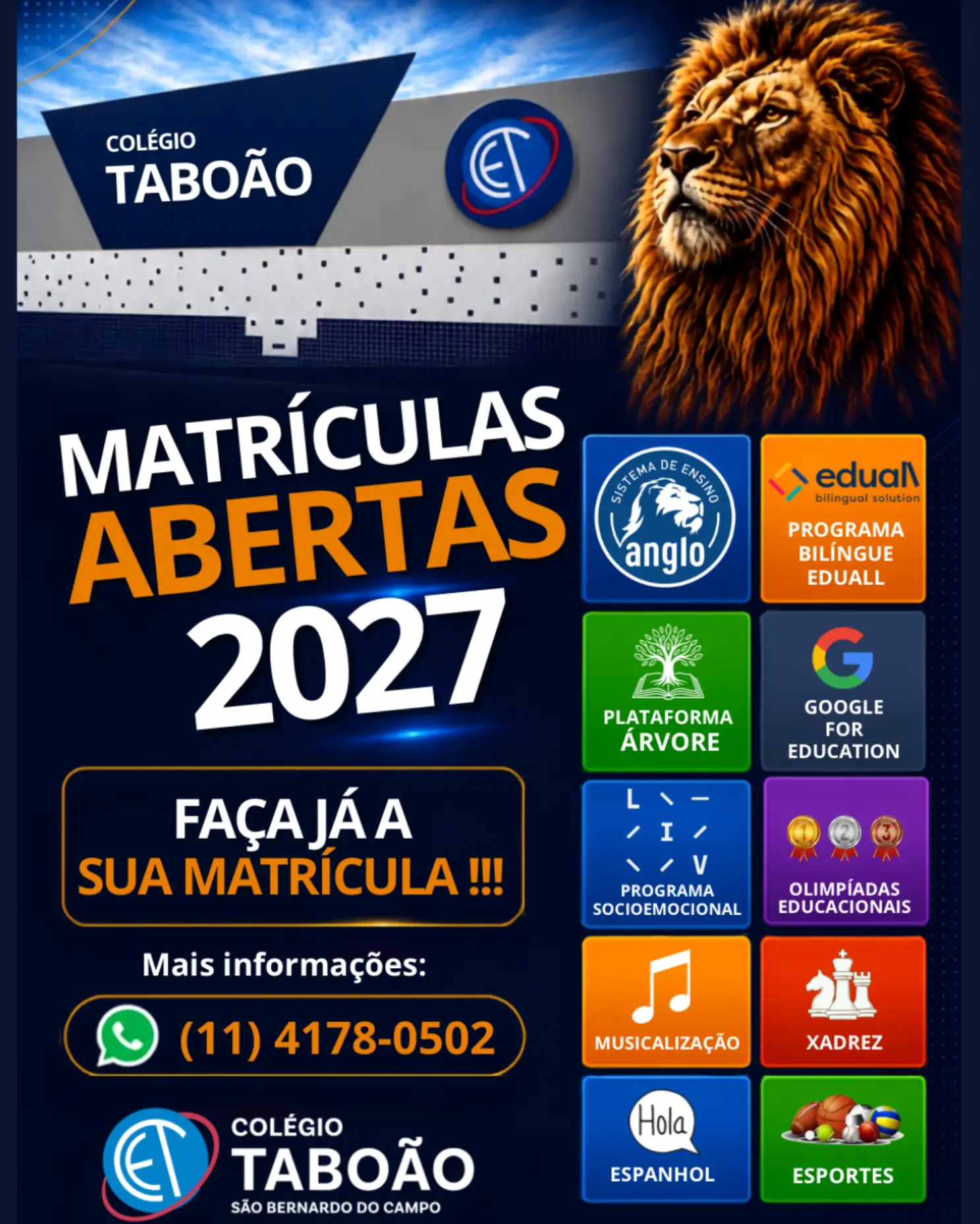 Matrícula 2027